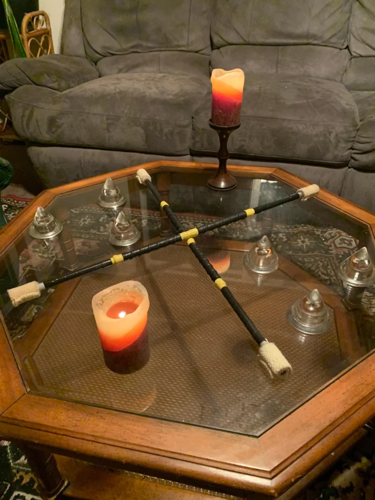 Fire Double Staves