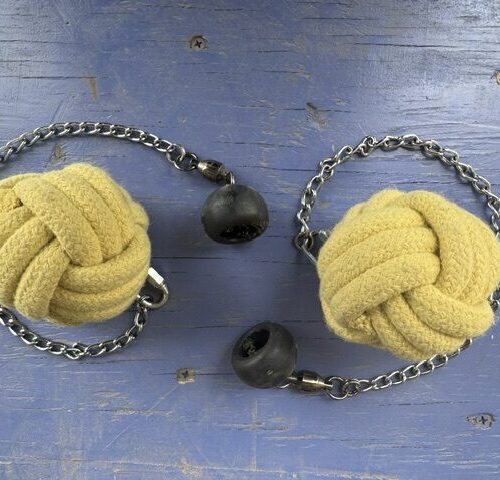 Monkey Fist Fire Poi: 3, 3.5 & 4 Inch Wicks